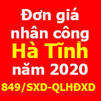 lập dự toán xây dựng tỉnh Hà Tĩnh năm 2020