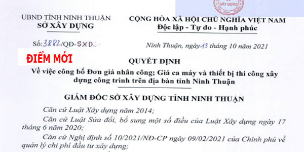 lập dự toán tỉnh Ninh Thuận năm 2021