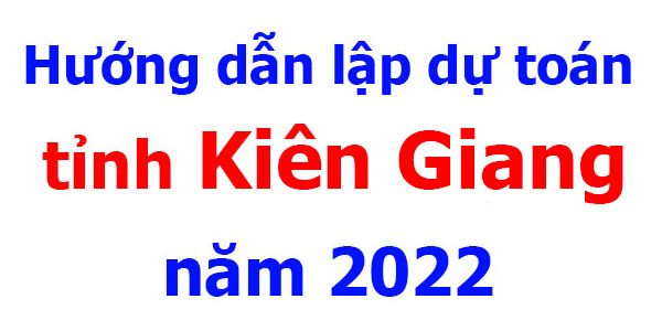 lập dự toán tỉnh Kiên Giang năm 2022