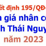 đơn giá nhân công tỉnh Thái Nguyên năm 2023