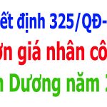 Đơn giá nhân công tỉnh Bình Dương năm 2025
