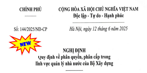 Nghị định 144/2025/NĐ-CP Chính phủ