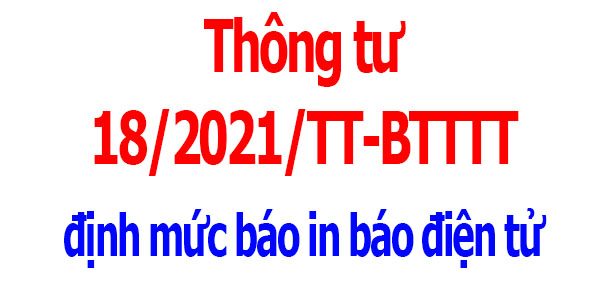 định mức kinh tế kỹ thuật báo in báo điện tử