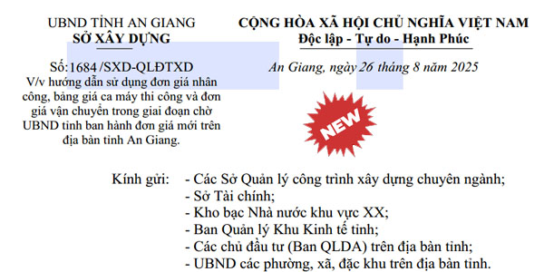 đơn giá nhân công an giang kiên giang sau sáp nhập