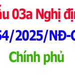 thanh toán mẫu 03a nghị định 254 chính phủ