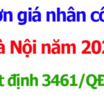 Đơn giá nhân công Hà Nội năm 2026 Quyết định 3461/QĐ-SXD