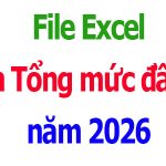 File tính Tổng mức đầu tư năm 2026