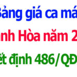 Bảng giá ca máy Khánh Hòa năm 2026