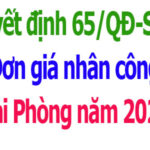 Đơn giá nhân công Hải Phòng năm 2026