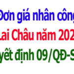 đơn giá nhân công lai châu năm 2026