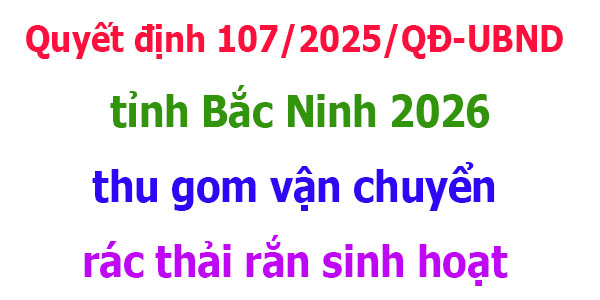quyết định 107/qđ-ubnd tỉnh bắc ninh