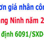 Quyết định 6091/QĐ-SXD Đơn giá nhân công xây dựng tỉnh Quảng Ninh 2026