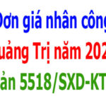 Văn bản 5518/SXD-KTVLXD Đơn giá nhân công Quảng Trị năm 2026